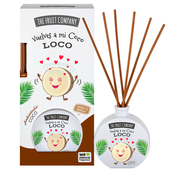 Dyfuzor zapachowy z patyczkami The Fruit Company Coconut 40 ml