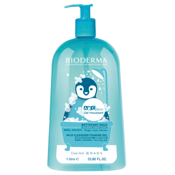 Żel myjący do ciała dla niemowląt Bioderma ABCDerm Gel Moussant 1000 ml