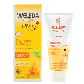 Weleda Baby Calendula Nappy Change krem do zmiany pieluszek delikatny 75 ml