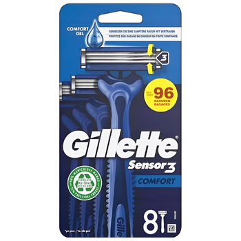 Gillette Sensor 3 Comfort maszynki do golenia 8 szt