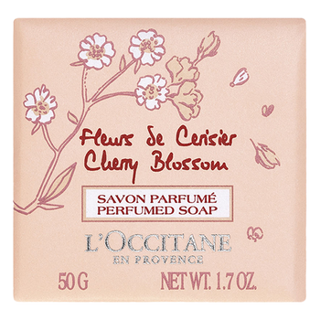 L'Occitane Cherry Blossom perfumowane mydło z kwiatem wiśni 50 g