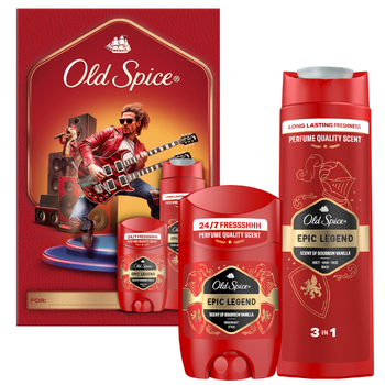 Old Spice Epic Legend zestaw dla mężczyzn żel 250 ml + dezodorant  50 ml