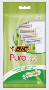 Bic Pure Lady 3 Aloes maszynka do golenia jednorazowa dla kobiet 5 szt