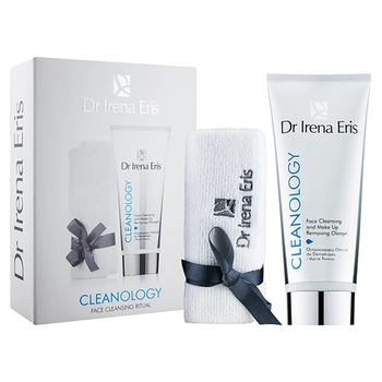 Zestaw do pielęgnacji twarzy Dr. Irena Eris Cleanology żel 175 ml + ręcznik