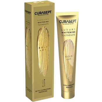 Curasept Gold Luxury pasta do zębów wybielająca z cząsteczkami złota 75 ml