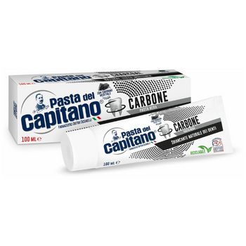 Pasta do zębów wybielająca PASTA DEL CAPITANO Carbone 100 ml z węglem