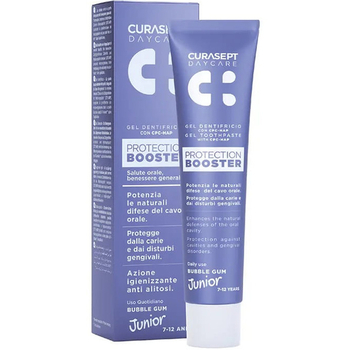 Curasept Daycare Junior pasta dla dzieci 7-12 lat Guma Balonowa 50 ml