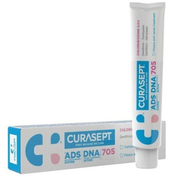 Curasept ADS DNA 705 pasta do zębów z fluorem i chlorheksydyną 0.05% 75 ml