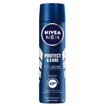 Nivea Men Protect & Care Skin Active 48H antyperspirant w sprayu 150 ml