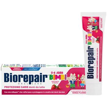 Biorepair Kids pasta do zębów dla dzieci 0-6 lat o smaku truskawkowym 50 ml