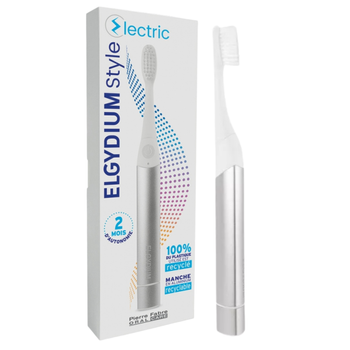 Elgydium Style elektryczna szczoteczka do zębów Silver 1 szt