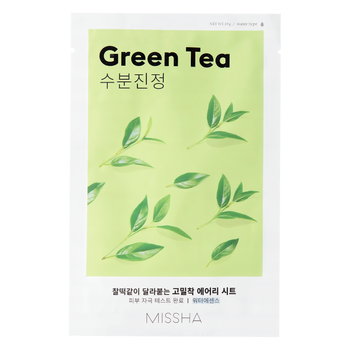 Missha Green Tea maseczka w płacie z ekstraktem herbaty zielonej 19 g