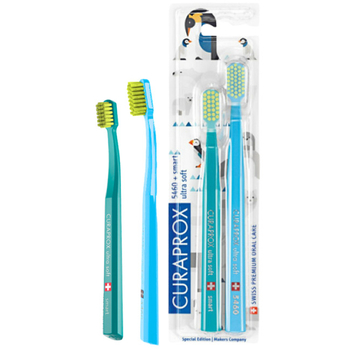 Curaprox zestaw szczoteczek do zębów CS 5460 + Smart 7600 Animal Edition