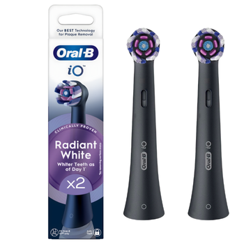 Oral-B iO Radiant White Black końcówki 2 szt