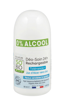 SO'BiO étic dezodorant w kulce naturalny do skóry wrażliwej z aloesem 50 ml