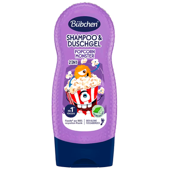 Bübchen Popcorn Monster 2w1 szampon i żel pod prysznic 230 ml