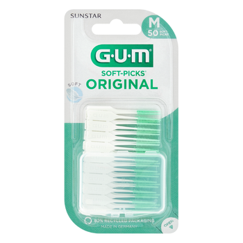 GUM Soft Picks Original szczoteczki międzyzębowe rozmiar M 50 szt