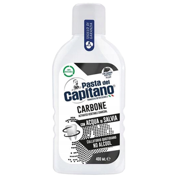 Płyn do płukania jamy ustnej Pasta del Capitano Carbone 400 ml