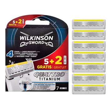 Wkłady do maszynki Wilkinson Sword Quattro Titanium 7 sztuk