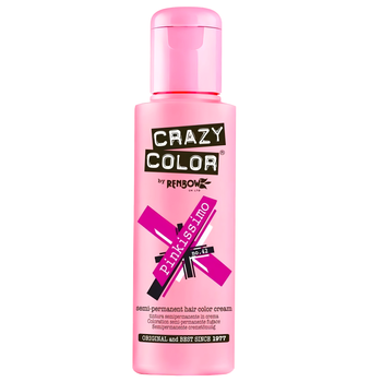 Crazy Color półtrwały krem koloryzujący do włosów Pinkissimo 42 100 ml