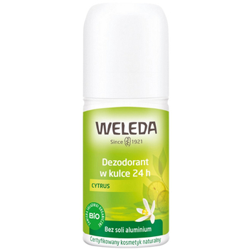 Weleda BIO dezodorant w kulce o zapachu cytrusowym bez soli aluminium 50 ml