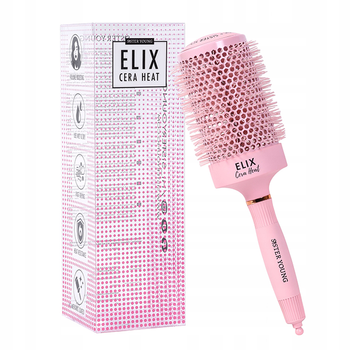 Szczotka do modelowania włosów Sister Young Elix Cera Heat Pink 65 mm