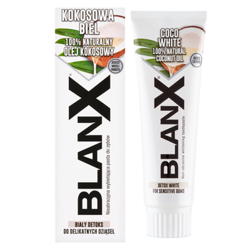 BlanX Kokosowa Biel pasta do zębów biały detox 75 ml