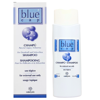 Blue Cap przeciwłupieżowy szampon do włosów AZS, łuszczyca, łojotok 400 ml
