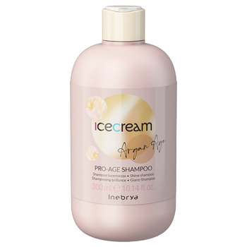 Szampon nabłyszczający Inebrya Ice Cream Pro-Age z olejem arganowym 300 ml