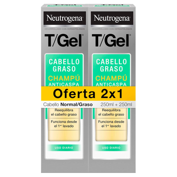 Neutrogena T/Gel szampon przeciwłupieżowy 2x250 ml