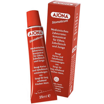 Ajona Stomaticum medyczny koncentrat pasty do zębów dziąseł i języka 25 ml