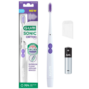 GUM Sonic Ortho White szczoteczka soniczna