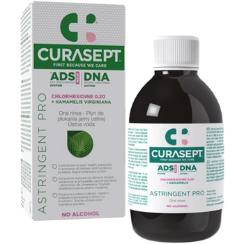 Curasept ADS DNA Astringent Pro płyn do płukania jamy ustnej 200 ml