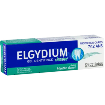Elgydium Junior Pasta do zębów dla dzieci 7-12 lat łagodna mięta 50 ml