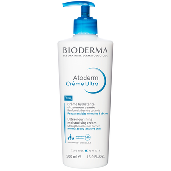 Bioderma Atoderm Ultra nawilżający krem do twarzy i ciała 500 ml