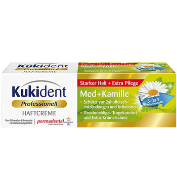 Kukident Professionell krem mocujący do protez miętą i rumianek 40 g