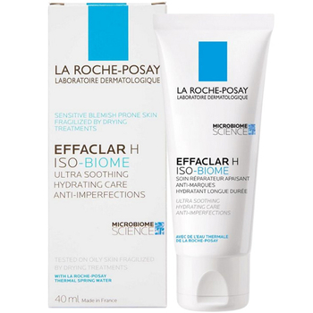 La Roche-Posay Effaclar H Iso-Biome krem nawilżający do twarzy 40 ml