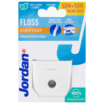 Jordan Everyday Floss nić dentystyczna woskowana 60 m