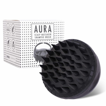 Szczotka do mycia i masażu głowy Sister Young Aura Black