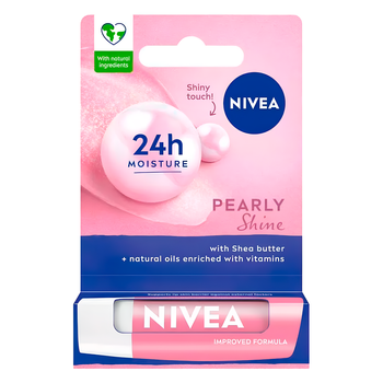 Pomadka ochronna do ust Nivea Pearly Shine 24H Moisture 4,8 g