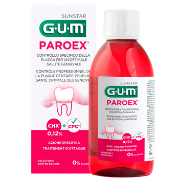 GUM Paroex CHX 0,12%+CPC płyn do płukania jamy ustnej 300 ml